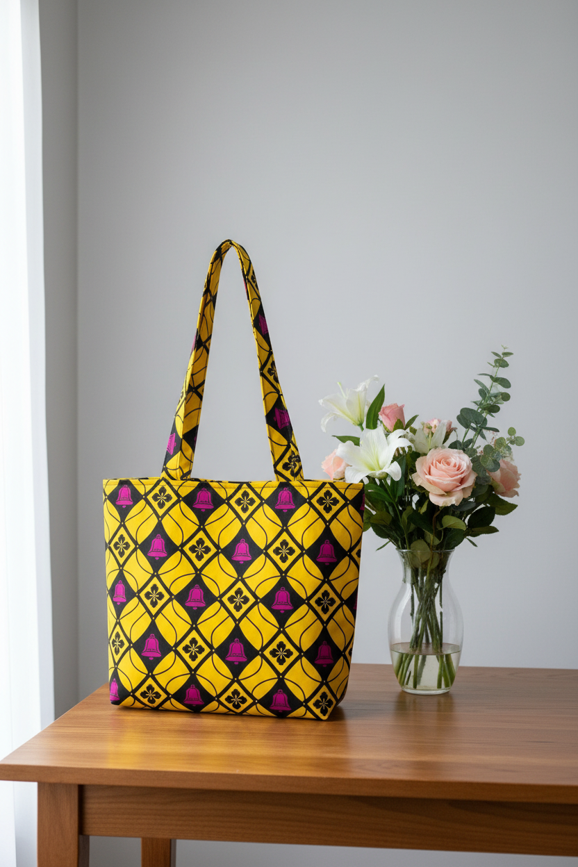 TOTE BAG TECIDO TRADICIONAL AFRICANO