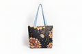 BOLSA TOTE DUPLA FACE – ESTAMPA FLORAL AFRICANA & GATOS